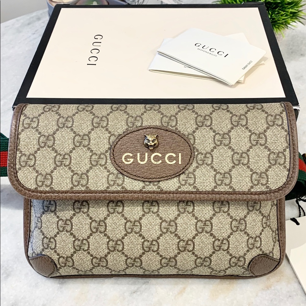 ❌SOLD❌Gucci Unisex Neo Vintage GG Supreme Belt Bag